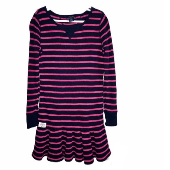 Polo Ralph Lauren Other - Polo Ralph Lauren Dress Dropped Waist Striped 7